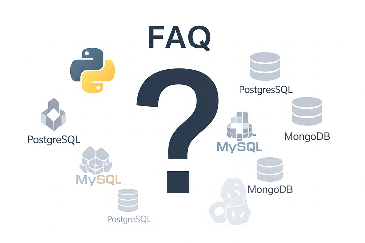سوالات متداول درباره دیتابیس در پایتون