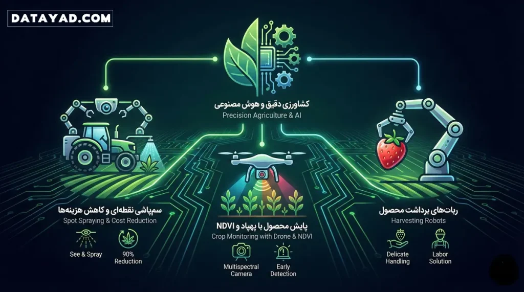 کاربرد هوش مصنوعی در کشاورزی مدرن