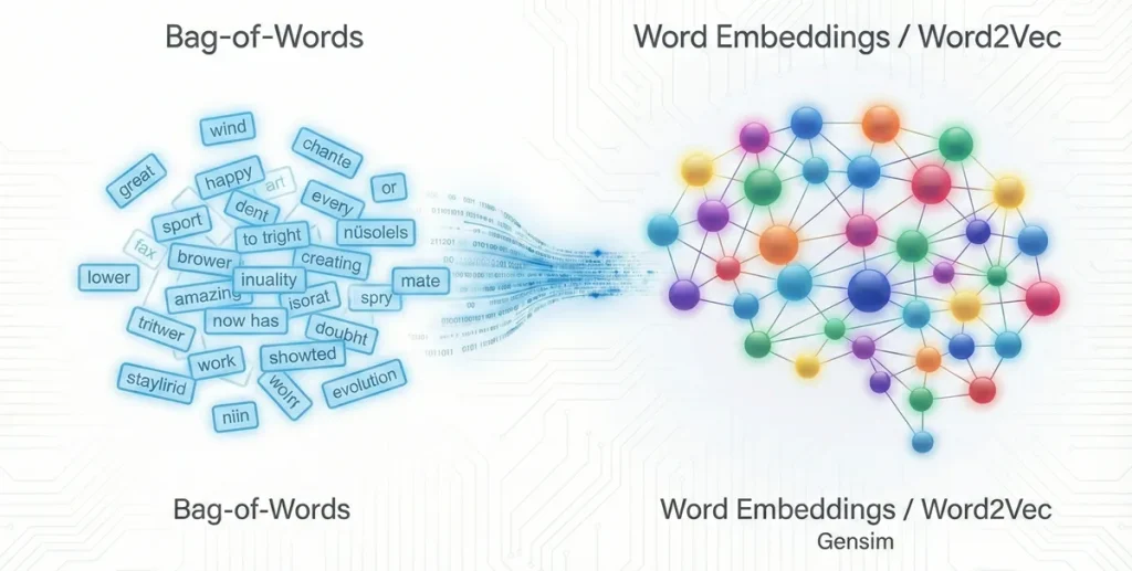 مدل Word2vec جایگزین روش های قدیمی