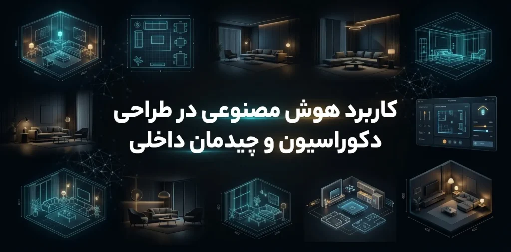 کاربرد هوش مصنوعی در طراحی دکوراسیون و چیدمان داخلی