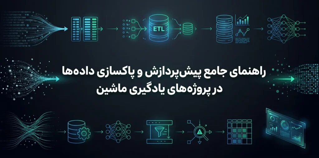 پیش‌پردازش و پاکسازی داده‌ها در پروژه‌های یادگیری ماشین